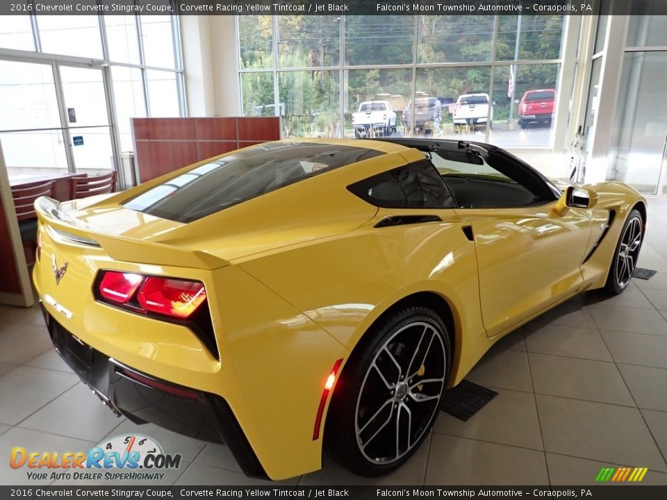 2016 Chevrolet Corvette Stingray Coupe Corvette Racing Yellow Tintcoat / Jet Black Photo #2