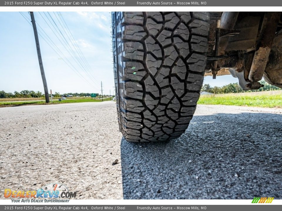 2015 Ford F250 Super Duty XL Regular Cab 4x4 Oxford White / Steel Photo #12