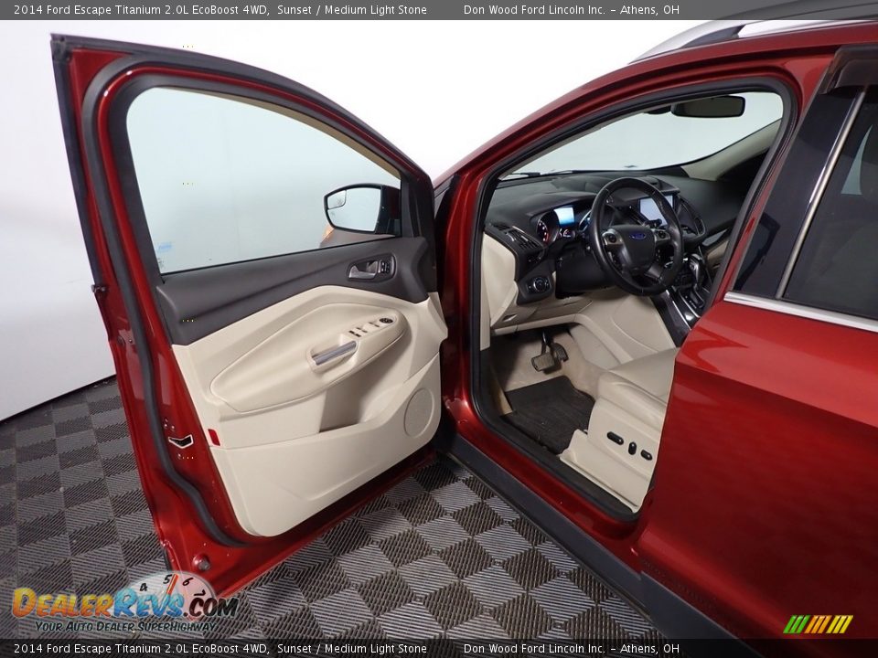 2014 Ford Escape Titanium 2.0L EcoBoost 4WD Sunset / Medium Light Stone Photo #23