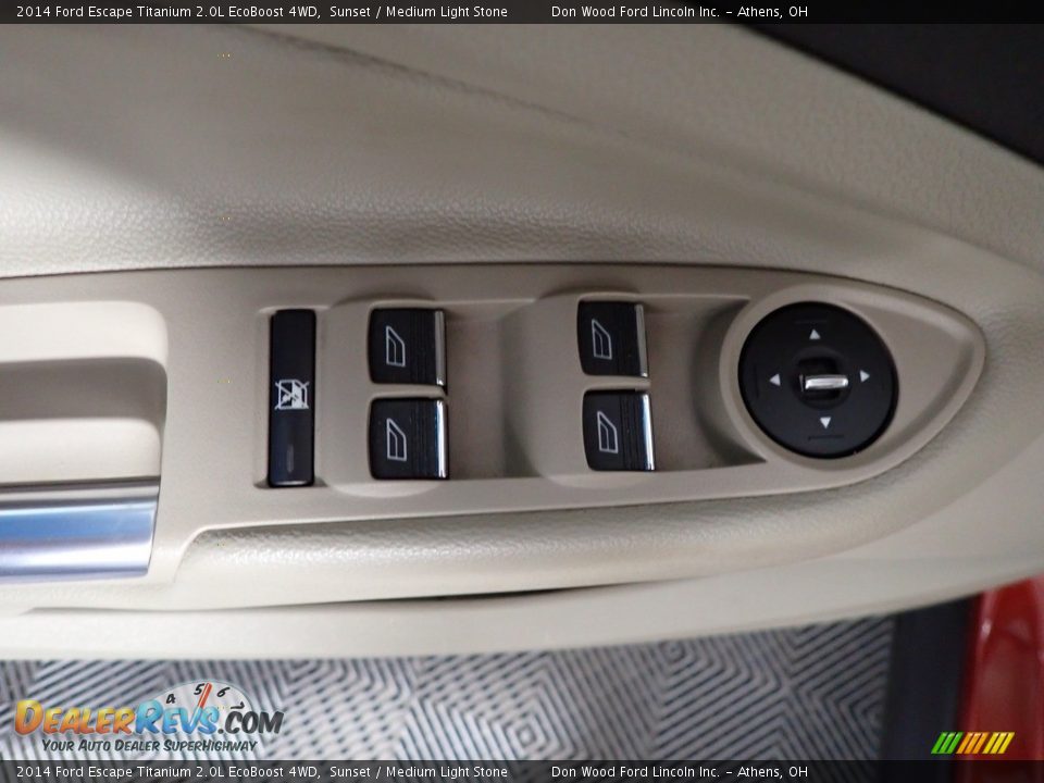 2014 Ford Escape Titanium 2.0L EcoBoost 4WD Sunset / Medium Light Stone Photo #24