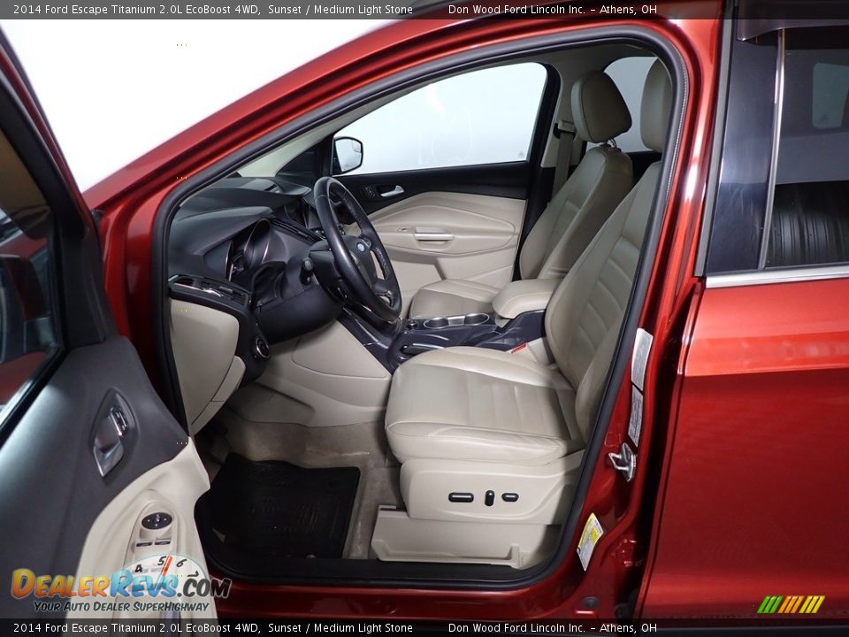 2014 Ford Escape Titanium 2.0L EcoBoost 4WD Sunset / Medium Light Stone Photo #25