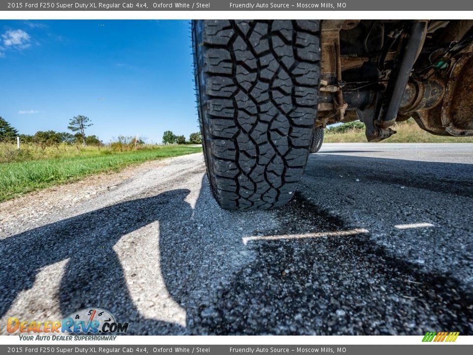 2015 Ford F250 Super Duty XL Regular Cab 4x4 Oxford White / Steel Photo #15