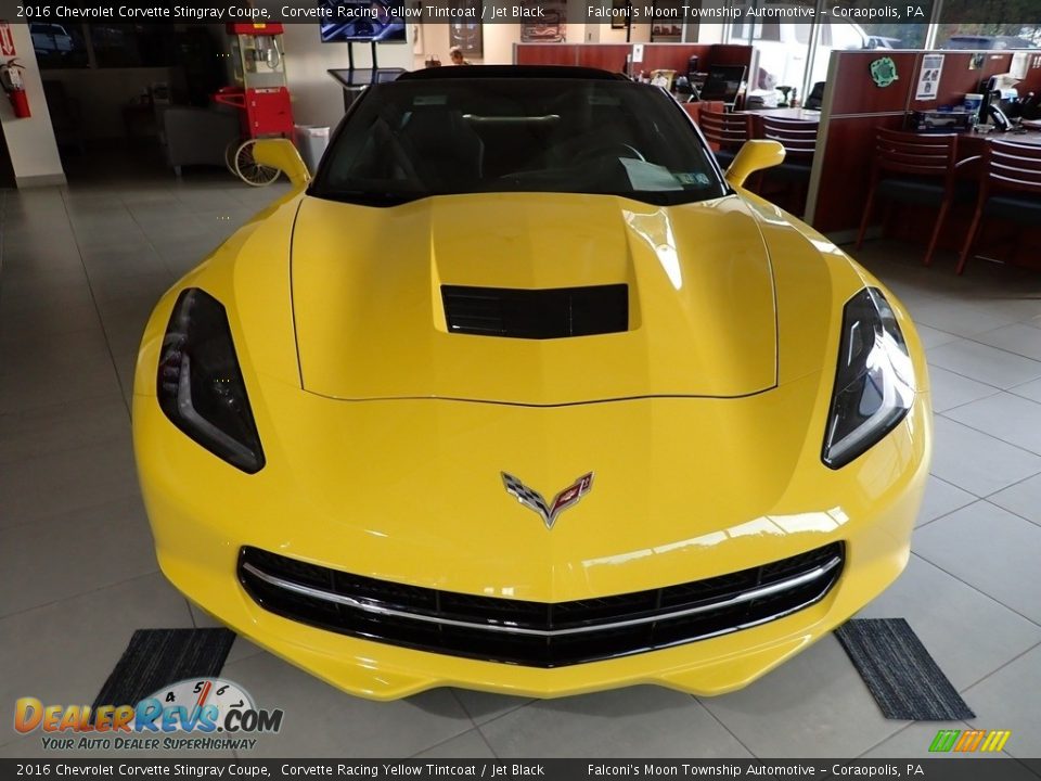 2016 Chevrolet Corvette Stingray Coupe Corvette Racing Yellow Tintcoat / Jet Black Photo #7