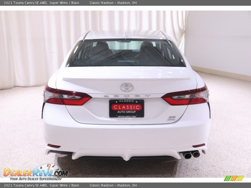2021 Toyota Camry SE AWD Super White / Black Photo #17