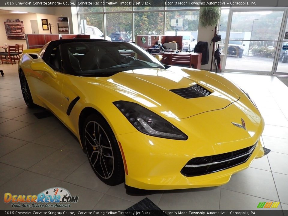 2016 Chevrolet Corvette Stingray Coupe Corvette Racing Yellow Tintcoat / Jet Black Photo #8