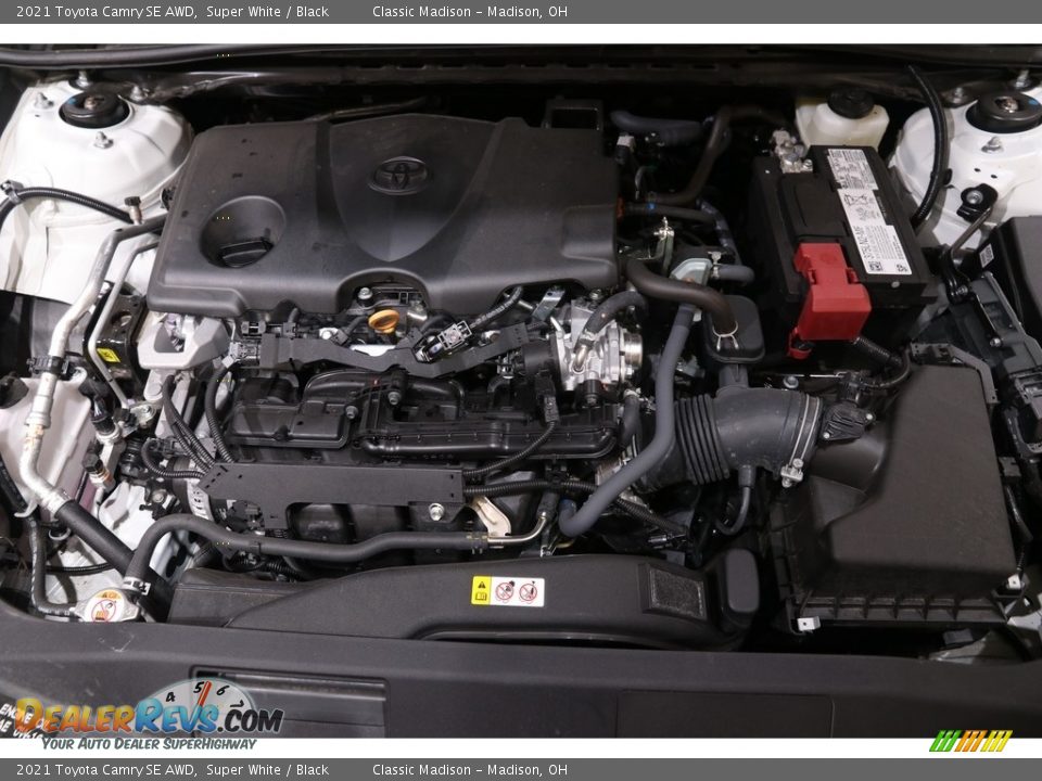2021 Toyota Camry SE AWD Super White / Black Photo #18