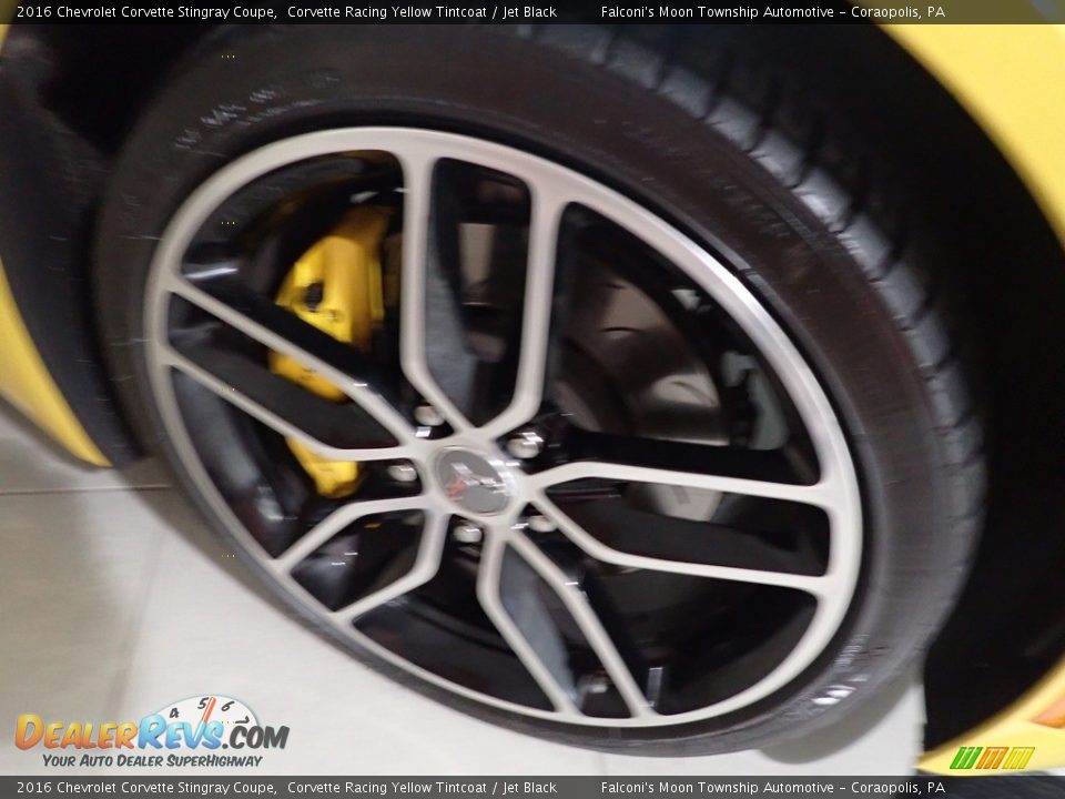 2016 Chevrolet Corvette Stingray Coupe Corvette Racing Yellow Tintcoat / Jet Black Photo #9