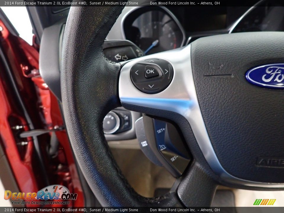2014 Ford Escape Titanium 2.0L EcoBoost 4WD Sunset / Medium Light Stone Photo #32