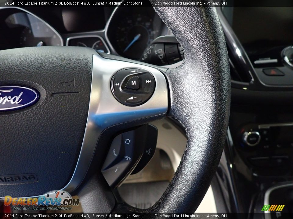 2014 Ford Escape Titanium 2.0L EcoBoost 4WD Sunset / Medium Light Stone Photo #33