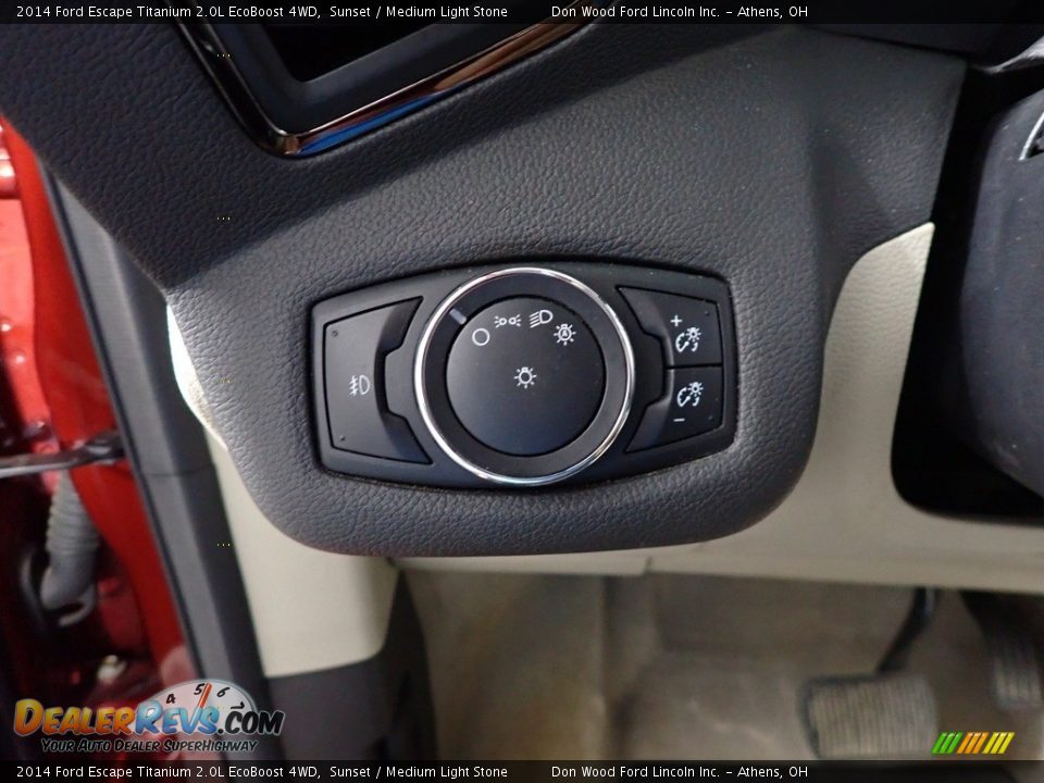 2014 Ford Escape Titanium 2.0L EcoBoost 4WD Sunset / Medium Light Stone Photo #34