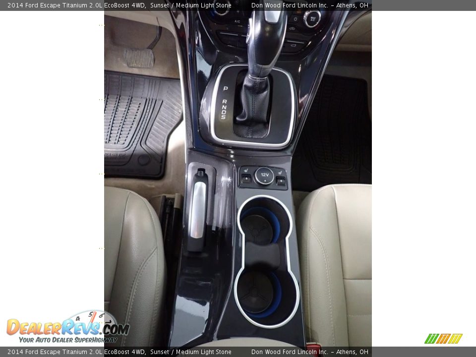 2014 Ford Escape Titanium 2.0L EcoBoost 4WD Sunset / Medium Light Stone Photo #35