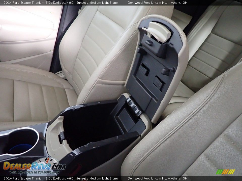 2014 Ford Escape Titanium 2.0L EcoBoost 4WD Sunset / Medium Light Stone Photo #36