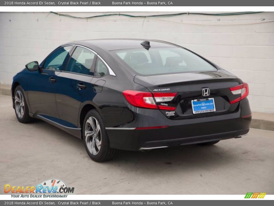 2018 Honda Accord EX Sedan Crystal Black Pearl / Black Photo #2