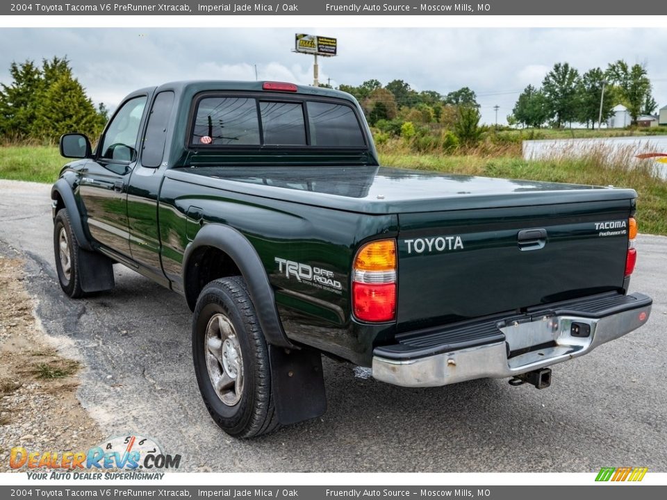 2004 Toyota Tacoma V6 PreRunner Xtracab Imperial Jade Mica / Oak Photo #6