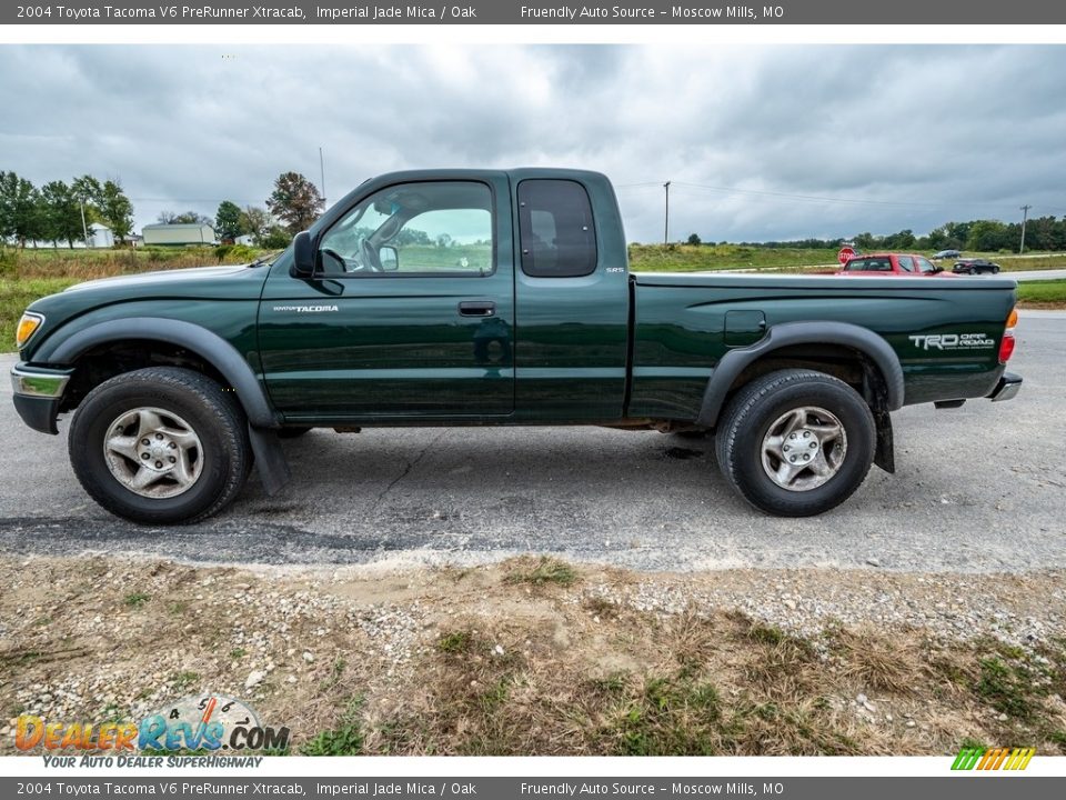 2004 Toyota Tacoma V6 PreRunner Xtracab Imperial Jade Mica / Oak Photo #7