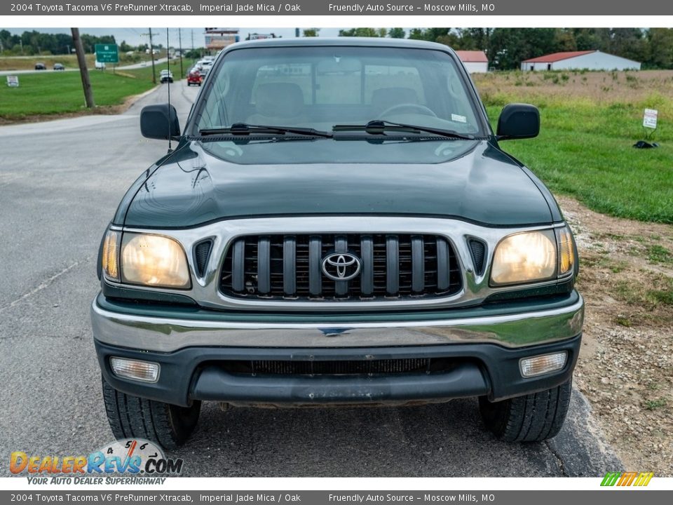 2004 Toyota Tacoma V6 PreRunner Xtracab Imperial Jade Mica / Oak Photo #9