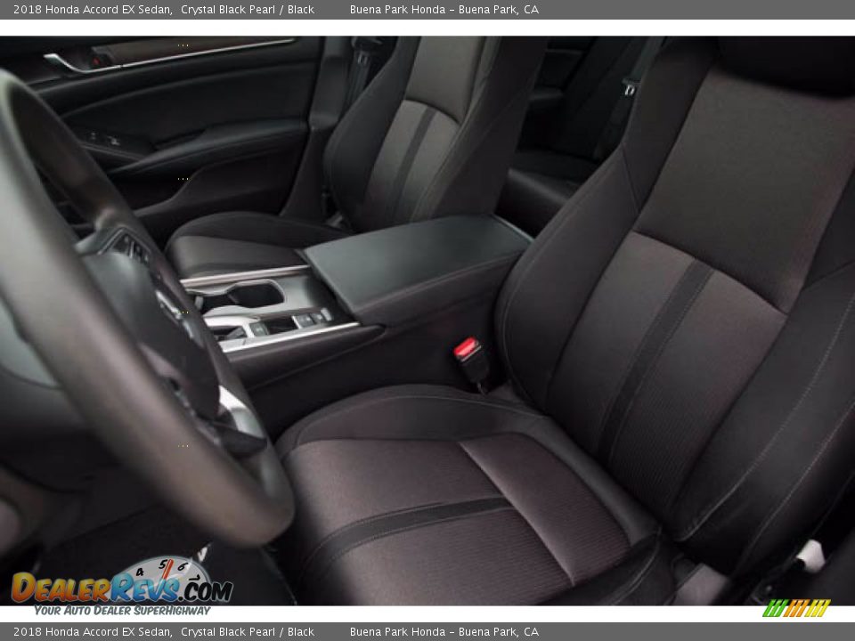 2018 Honda Accord EX Sedan Crystal Black Pearl / Black Photo #16