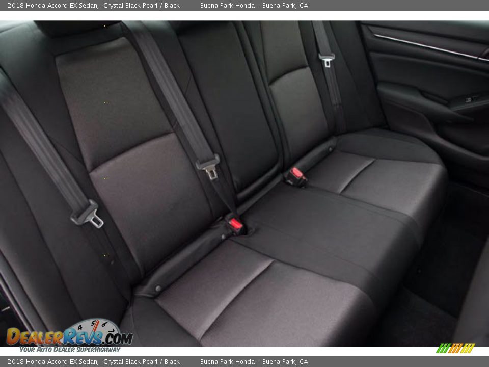 2018 Honda Accord EX Sedan Crystal Black Pearl / Black Photo #21