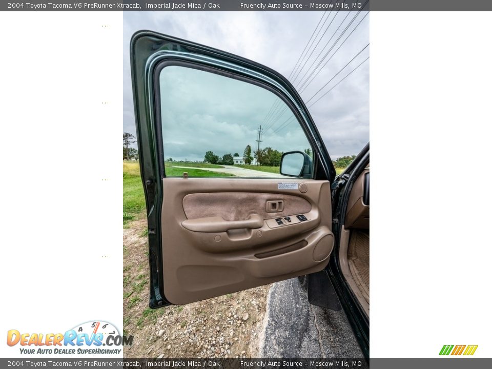 2004 Toyota Tacoma V6 PreRunner Xtracab Imperial Jade Mica / Oak Photo #20