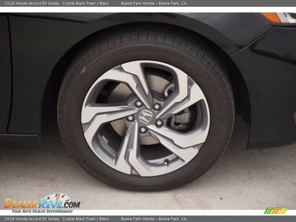 2018 Honda Accord EX Sedan Crystal Black Pearl / Black Photo #34