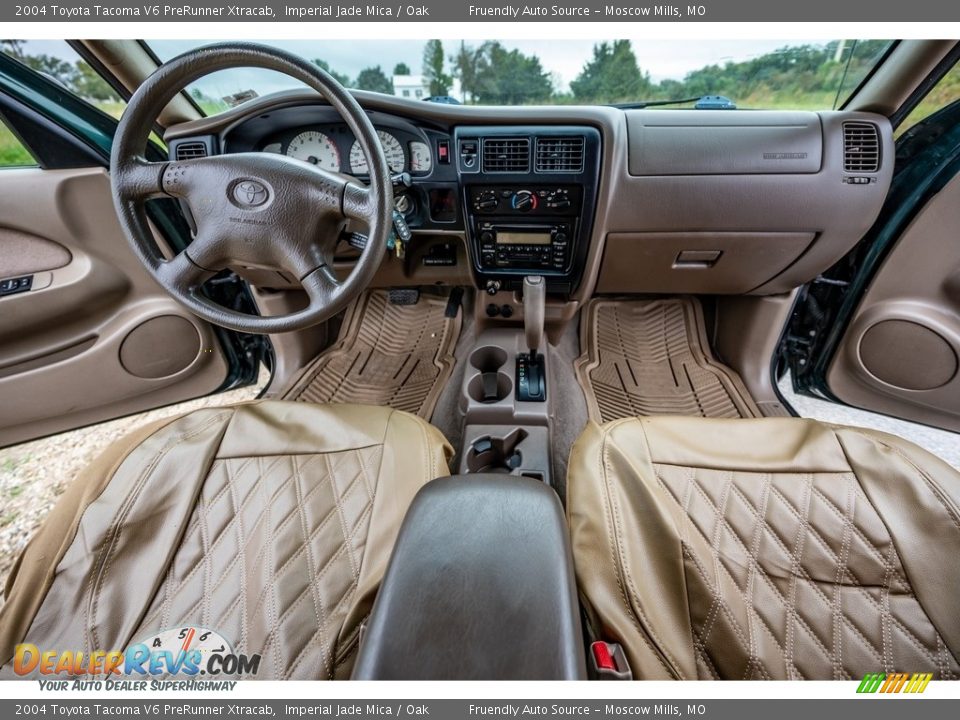 2004 Toyota Tacoma V6 PreRunner Xtracab Imperial Jade Mica / Oak Photo #27