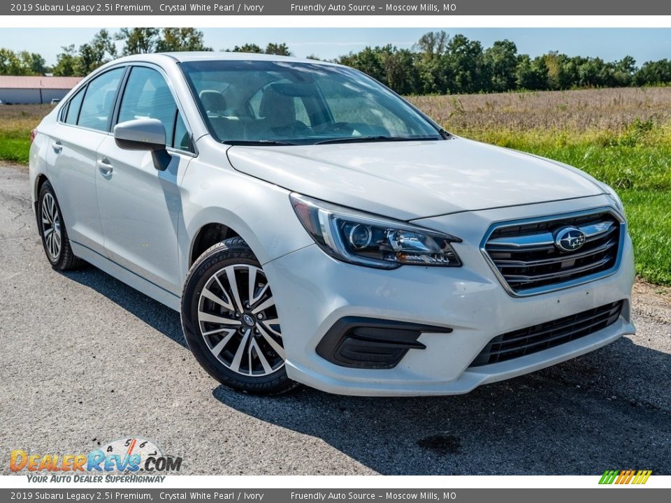 2019 Subaru Legacy 2.5i Premium Crystal White Pearl / Ivory Photo #1