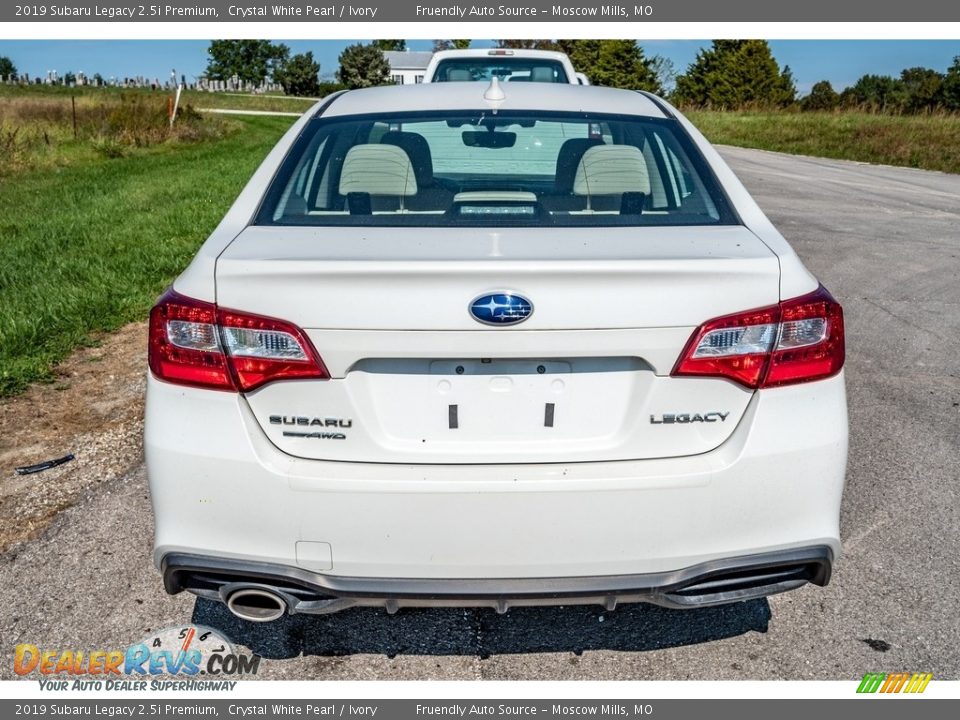 2019 Subaru Legacy 2.5i Premium Crystal White Pearl / Ivory Photo #5