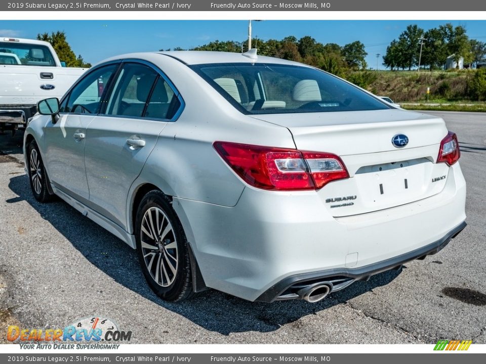 2019 Subaru Legacy 2.5i Premium Crystal White Pearl / Ivory Photo #6