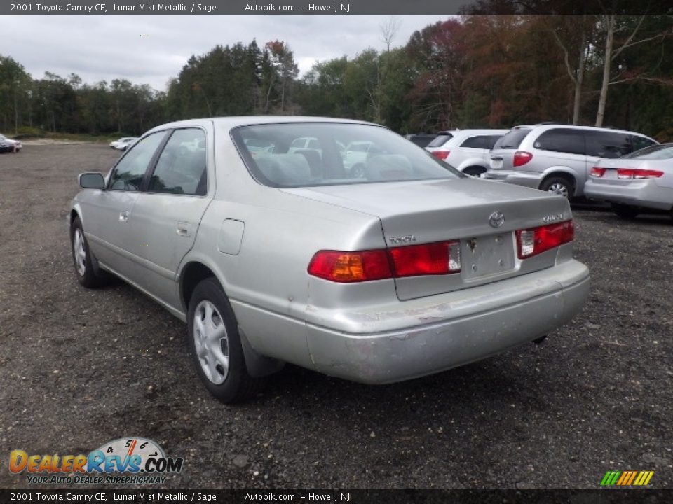 2001 Toyota Camry CE Lunar Mist Metallic / Sage Photo #4