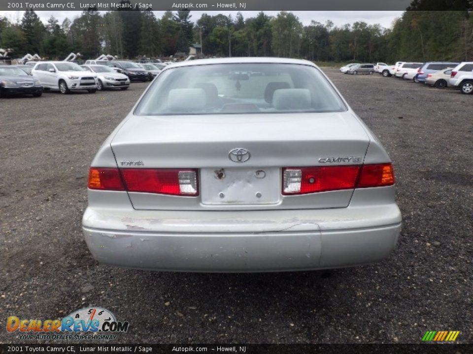 2001 Toyota Camry CE Lunar Mist Metallic / Sage Photo #6