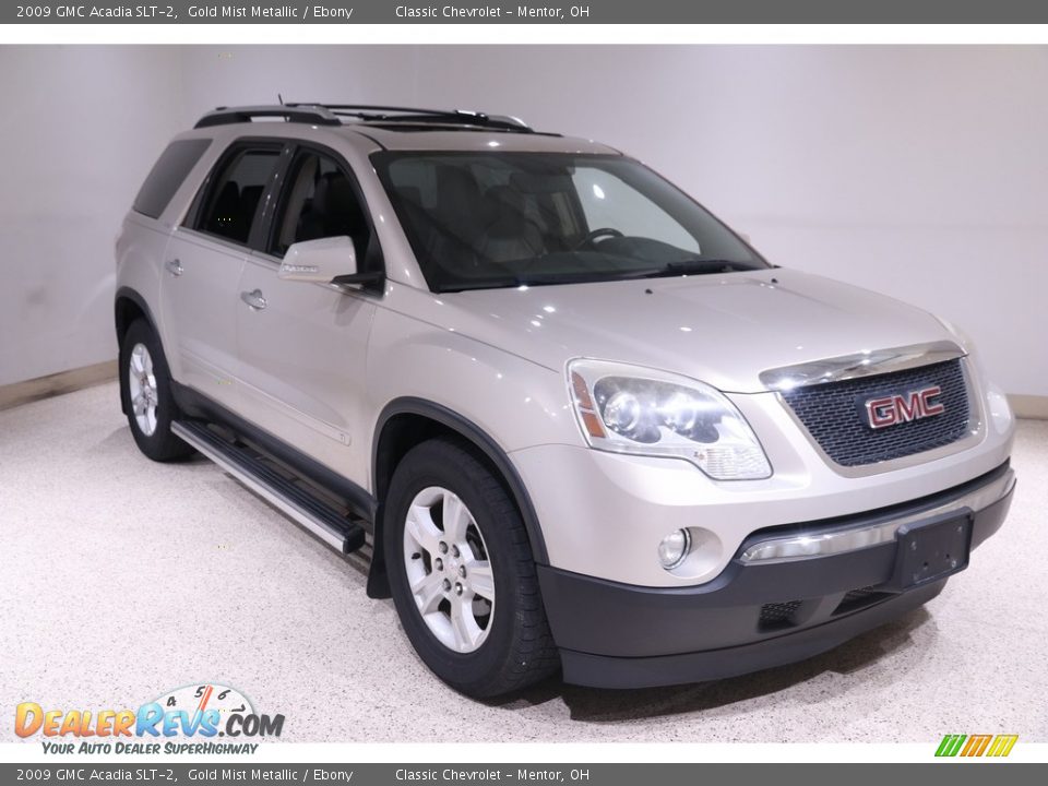 2009 GMC Acadia SLT-2 Gold Mist Metallic / Ebony Photo #1