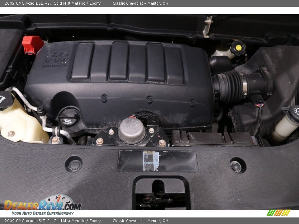 2009 GMC Acadia SLT-2 Gold Mist Metallic / Ebony Photo #18