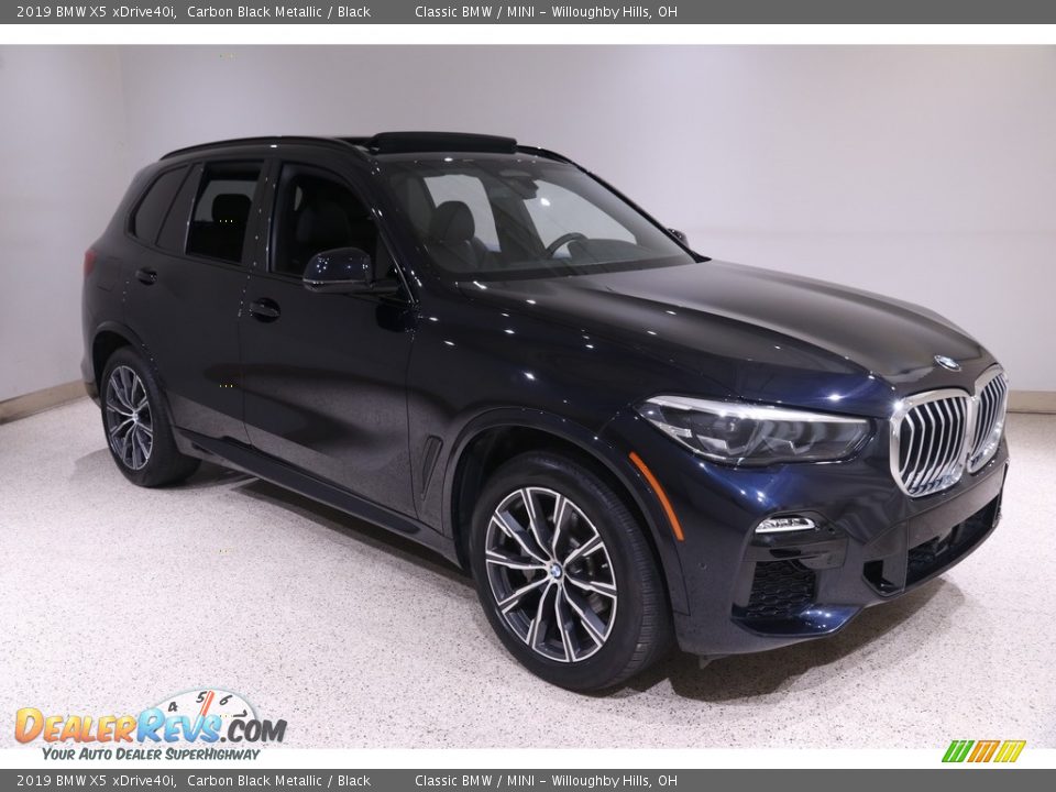 2019 BMW X5 xDrive40i Carbon Black Metallic / Black Photo #1