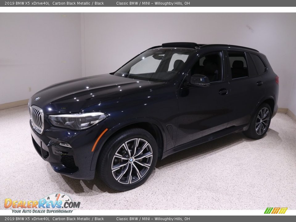 2019 BMW X5 xDrive40i Carbon Black Metallic / Black Photo #3