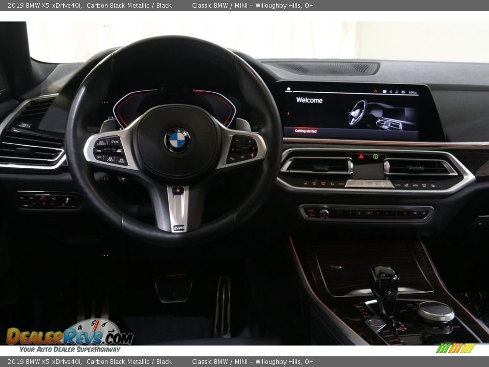 2019 BMW X5 xDrive40i Carbon Black Metallic / Black Photo #6