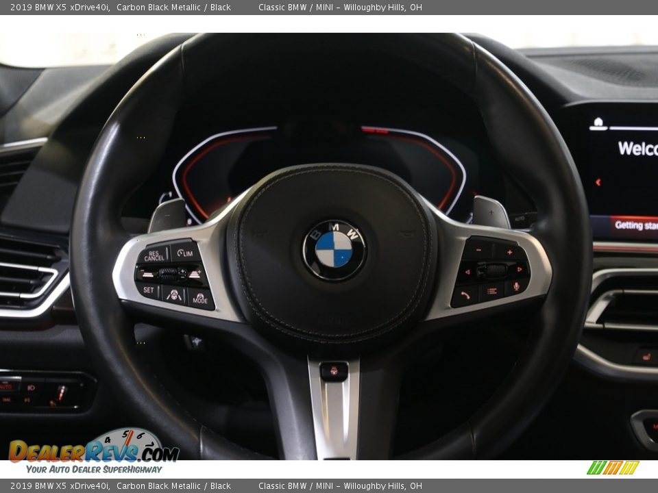 2019 BMW X5 xDrive40i Carbon Black Metallic / Black Photo #7