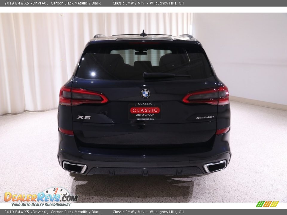 2019 BMW X5 xDrive40i Carbon Black Metallic / Black Photo #20