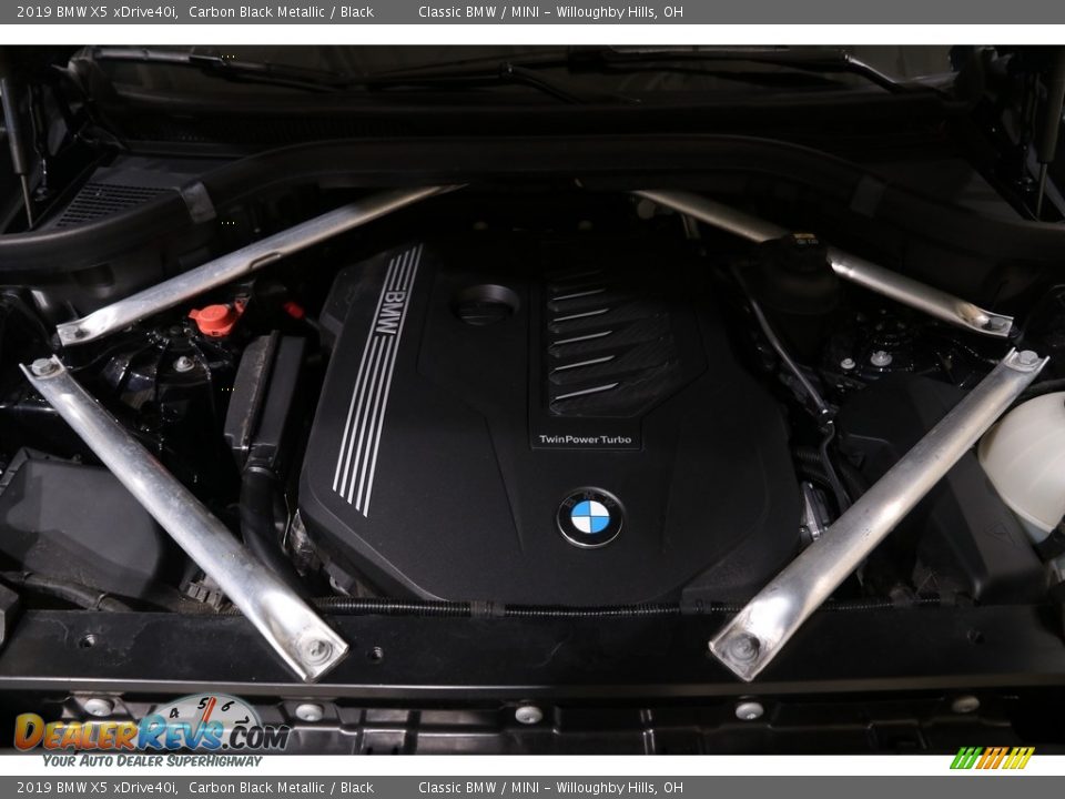 2019 BMW X5 xDrive40i Carbon Black Metallic / Black Photo #21