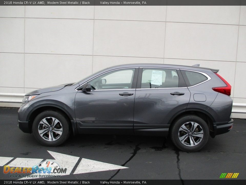 2018 Honda CR-V LX AWD Modern Steel Metallic / Black Photo #2