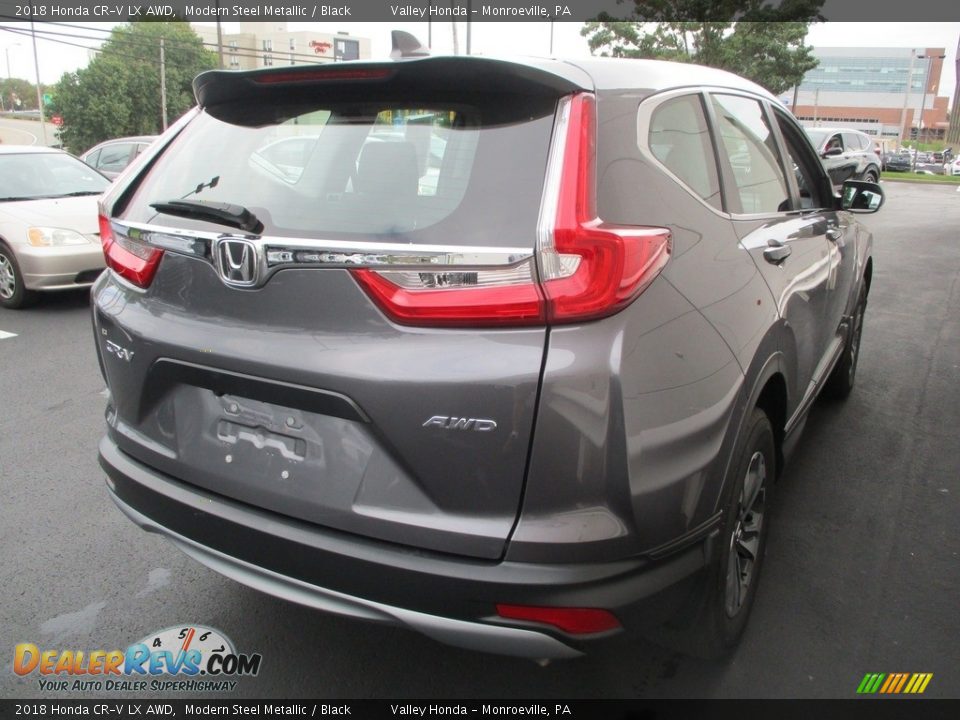 2018 Honda CR-V LX AWD Modern Steel Metallic / Black Photo #5