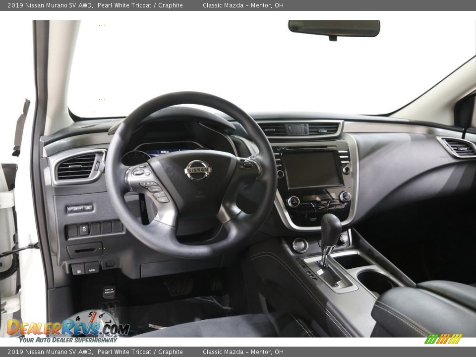 2019 Nissan Murano SV AWD Pearl White Tricoat / Graphite Photo #6