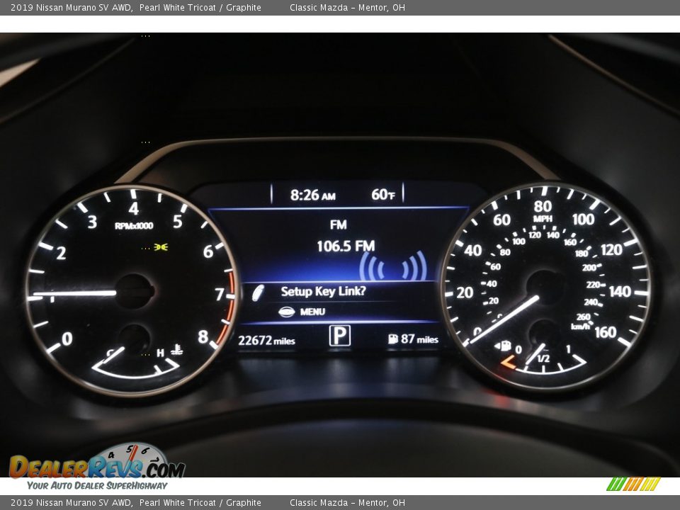 2019 Nissan Murano SV AWD Gauges Photo #8