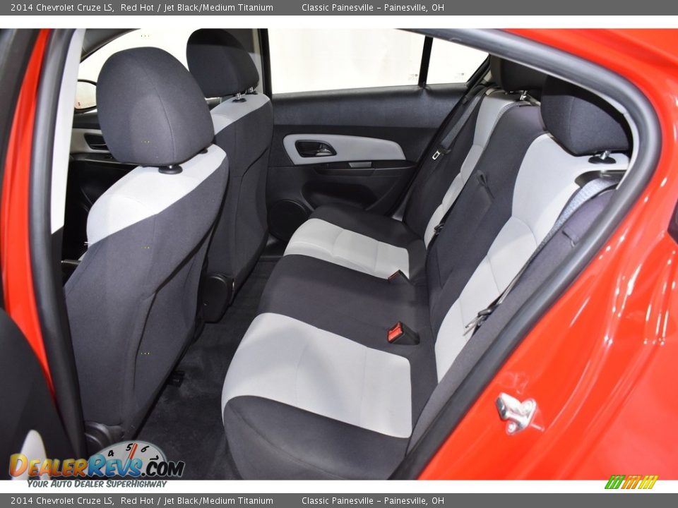 2014 Chevrolet Cruze LS Red Hot / Jet Black/Medium Titanium Photo #8