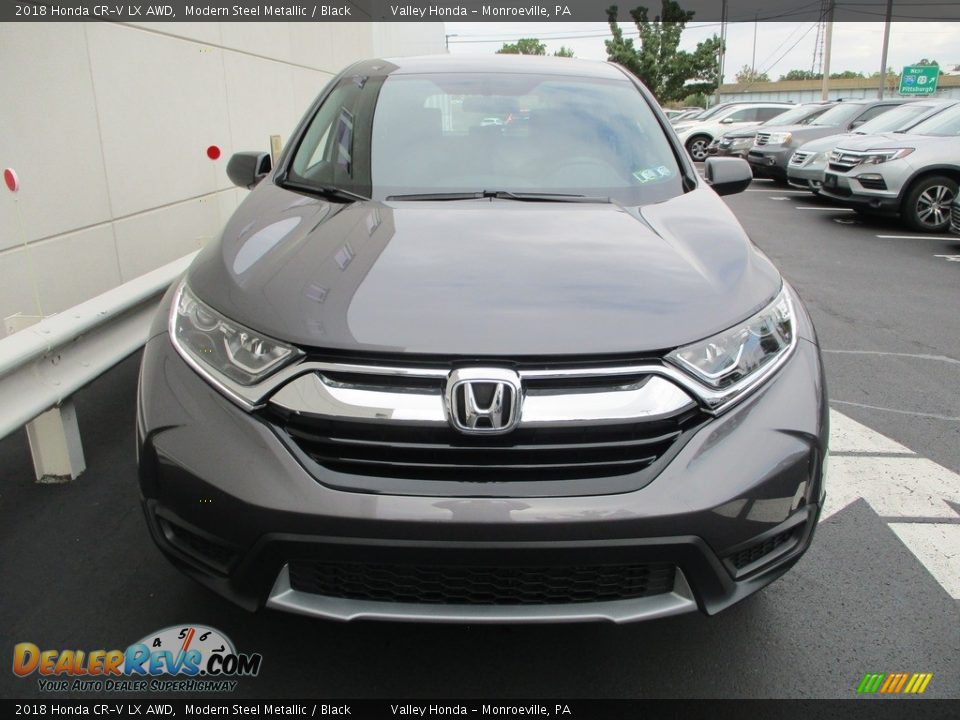 2018 Honda CR-V LX AWD Modern Steel Metallic / Black Photo #8