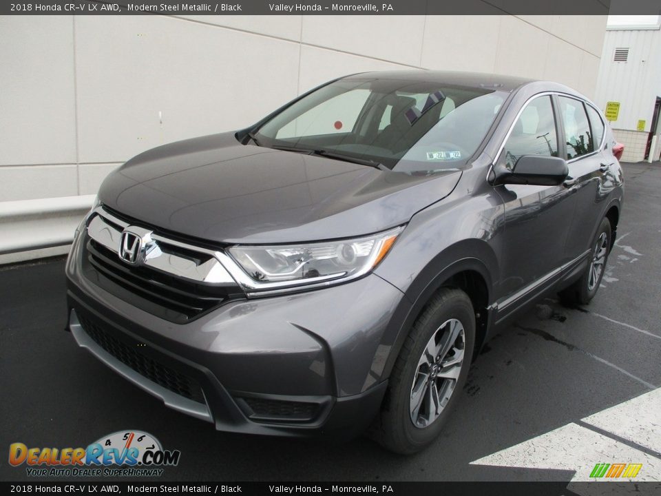 2018 Honda CR-V LX AWD Modern Steel Metallic / Black Photo #9