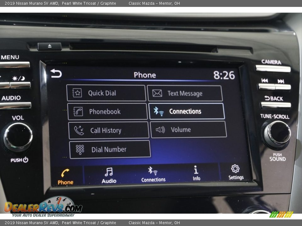 2019 Nissan Murano SV AWD Pearl White Tricoat / Graphite Photo #11