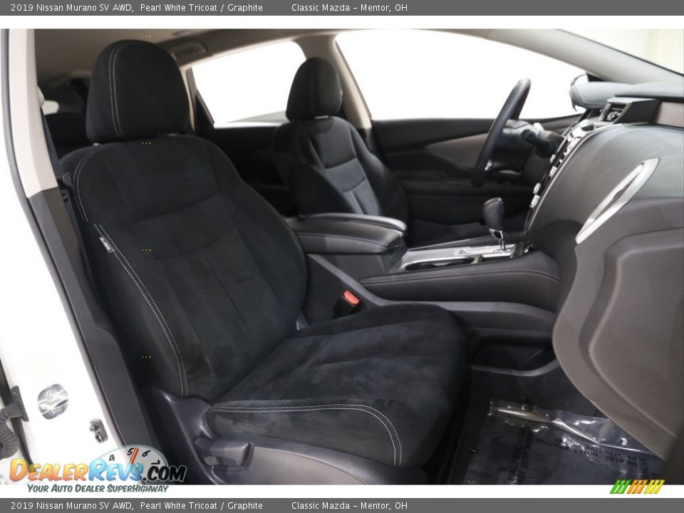 2019 Nissan Murano SV AWD Pearl White Tricoat / Graphite Photo #14