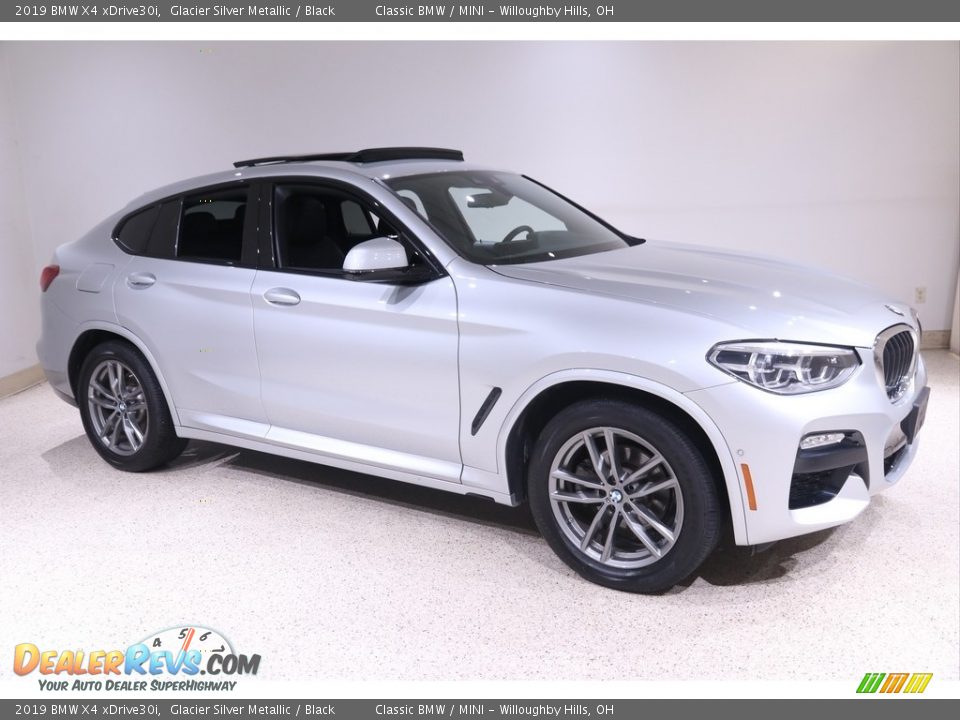 2019 BMW X4 xDrive30i Glacier Silver Metallic / Black Photo #1