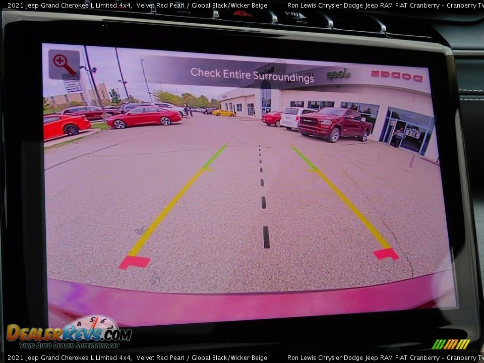2021 Jeep Grand Cherokee L Limited 4x4 Velvet Red Pearl / Global Black/Wicker Beige Photo #18