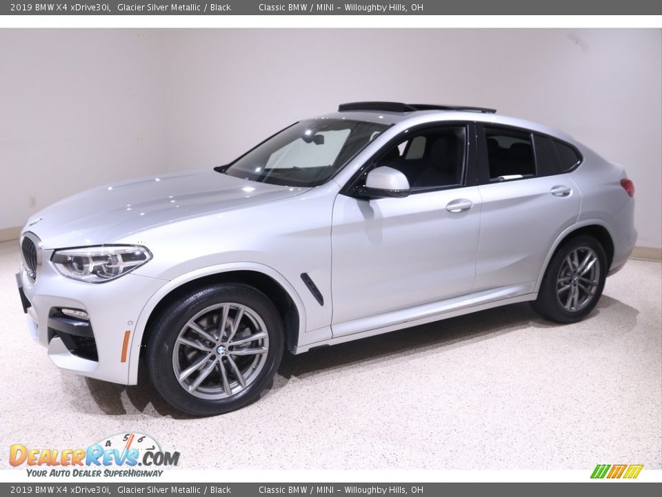 2019 BMW X4 xDrive30i Glacier Silver Metallic / Black Photo #3